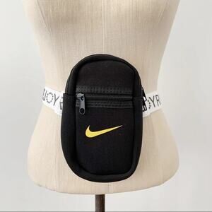 Nike Joyride Pouch Mini Waist Pack Running Phone Holder Black Yellow 2019 Promo